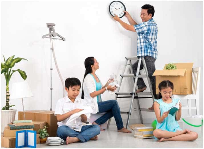family-doing-household-chores