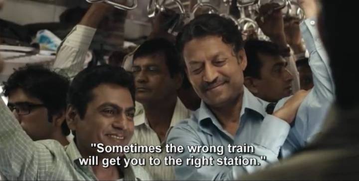 The wrong train can take you to the right station. | Every thing happens for a reason